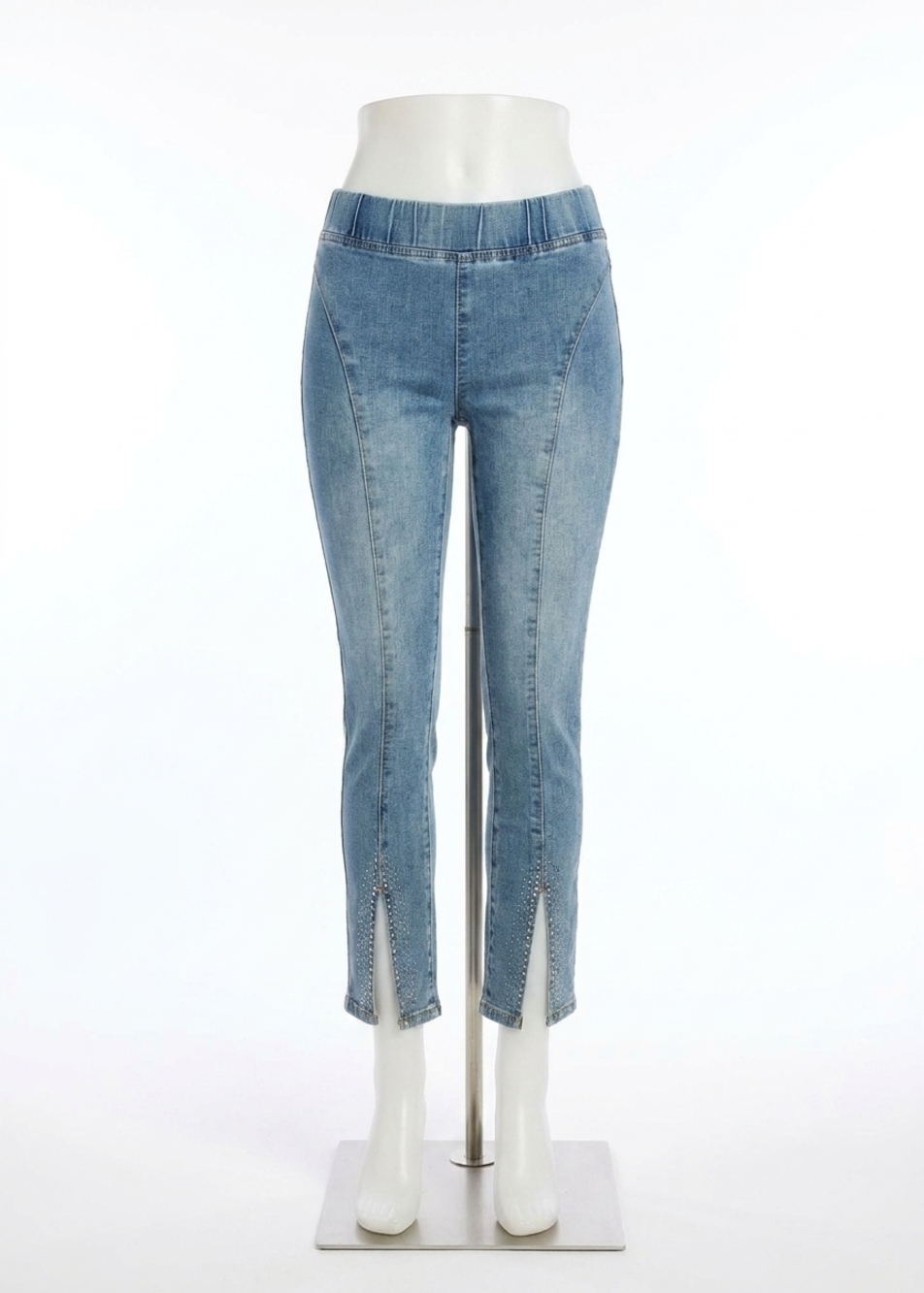 NEW FDJ preslee pull-on pencil ankle denim jeans in indigo